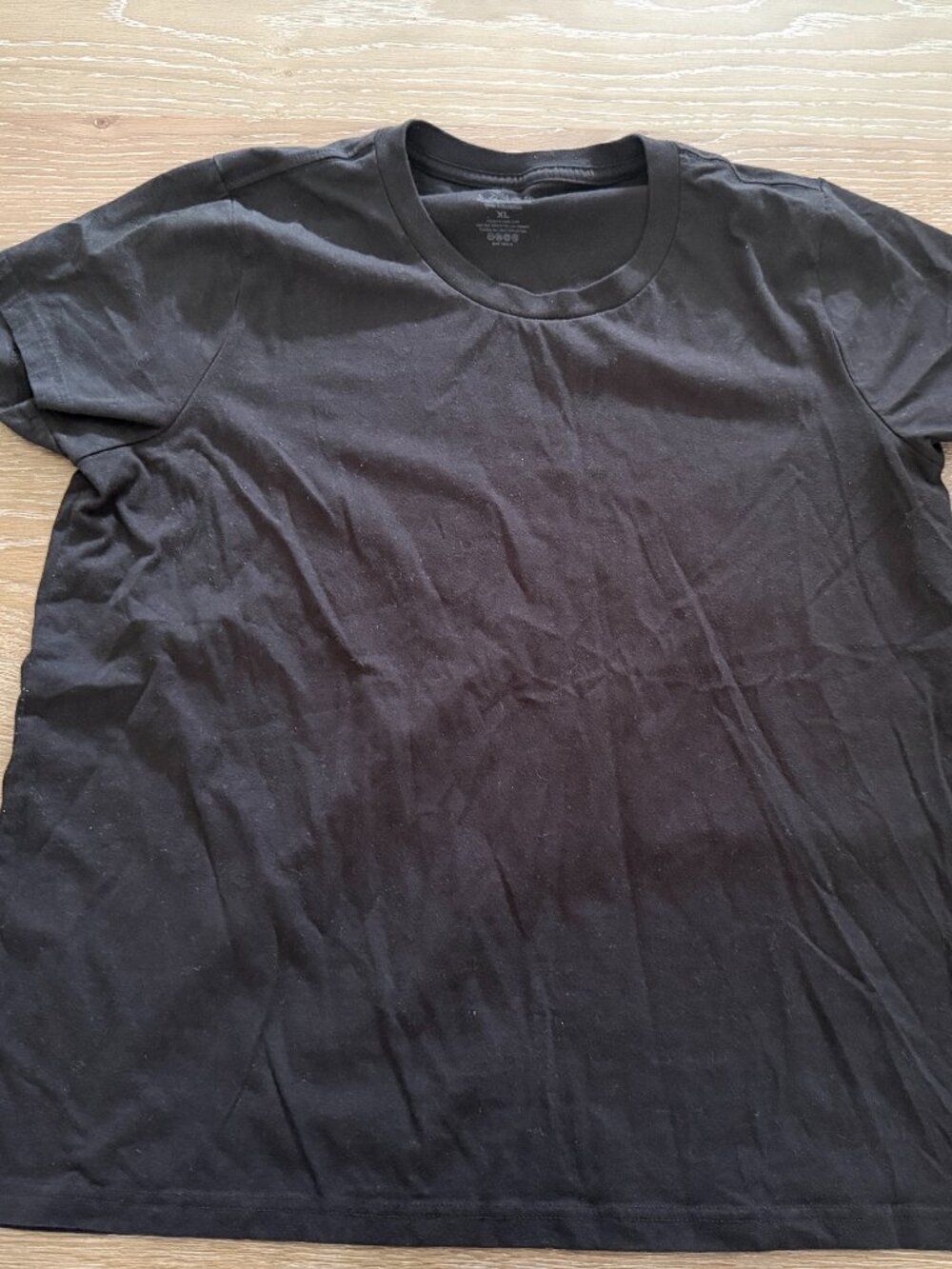 Womens Fresh Clean Threads black short sleeve t-shirt tee top size XL